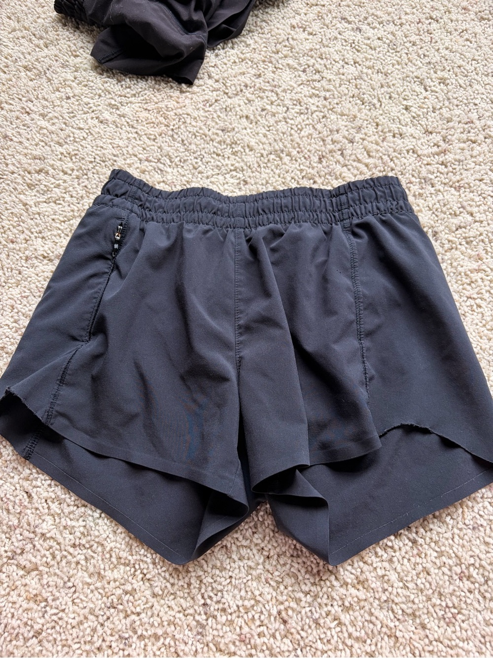 Kids Athleta girl Black Athletic Layered Shorts